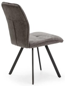 Sötétszürke étkezőszék szett 4 db-os Mery – Marckeric