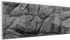 Stílusos Üveg Dekoráció Kandalló Alatt Kályha Kő Minta 125x50