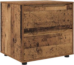 vidaXL Tárolószekrény Öreg fa 60 x 48 x 57 cm Faanyag