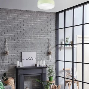 Mennyezeti lámpa SIRJA PASTEL DOUBLE 4xE27/15W/230V átm. 45 cm zöld