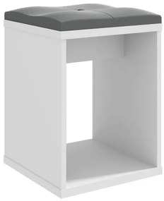 Modern elegance taburett White