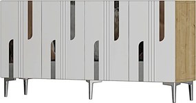 Nota 150 - Sapphire Oak, White, Silver