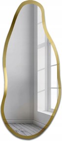 Baryt organikus tükör tükörkeretben arany fényes 70x180