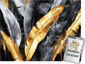 Fotótapéta Flizelina Levelek Banán Arany Luxus Glamour 400x280 ragasztó