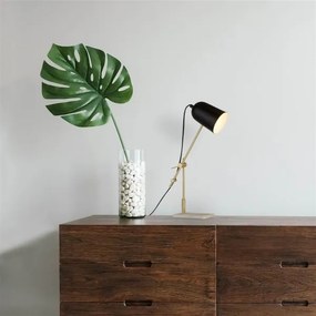 Searchlight EU60880BK - Asztali lámpa ODYSSEY 1xE14/7W/230V fekete