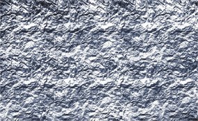 Flizelin fotótapéta Ezüst fólia Absztrakt redők 368x254 +ragasztó