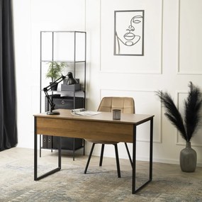 Asztal REX 2 180-240 cm Biały márvány/Dąb P2