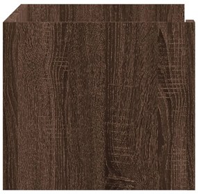 barna tölgy színű szerelt fa fali polc 70,5 x 35 x 30,5 cm