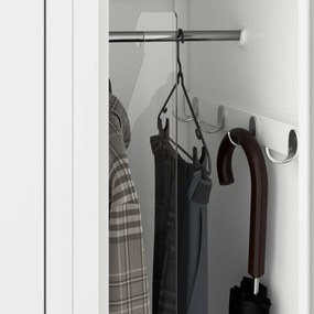 Pléh öltözőszekrény talpazaton, négymodulos, polcokkal KACPER II, 600 x 1800 x 500 mm, Pléh öltözőszekrény talpazaton, négymodulos, polcokkal KACPER I