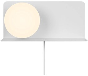 Nordlux - Fali lámpa polccal LILIBETH 1xE14/25W/230V fehér