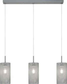 Beltéri függeszték e14 3x25w szürke callia