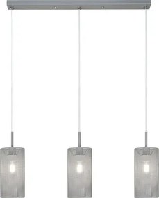 Rabalux beltéri függeszték e14 3x25w szürke callia