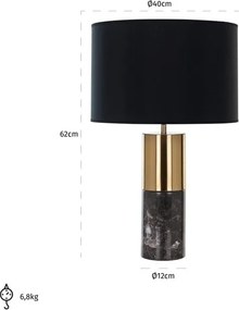 King Home NYO -LB-0111 Asztali lámpa 1x40W/E27 IP20