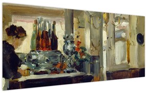 Kép - Style of Edouard Manet, Bon Bock Cafe, reprodukciók (120x50 cm)