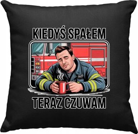 Tűzoltó párna tűzoltó vicc 3 fekete