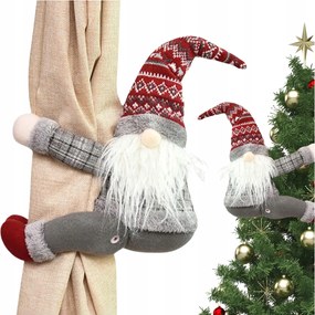 Manó Karácsonyi Csat Manó Tépőzáras Karácsonyi Dekoráció Piros 50CM