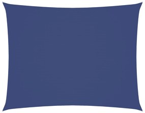 kék téglalap alakú oxford-szövet napvitorla 4 x 5 m