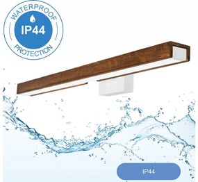 Brilagi Brilagi-LED Fürdőszobai tükörmegvilágítás WOODY MIRROR LED/12W/230V IP44 tölgy/fehér BG0885