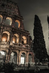 Poszter 20x30cm Híres római Colosseum 5, Assaf Frank