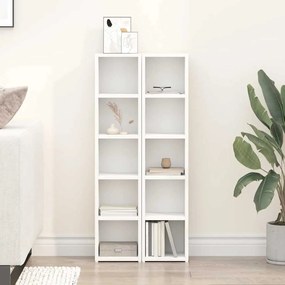 vidaXL 2 db fehĂ©r forgĂĄcslap CD-tartĂł szekrĂ©ny 21 x 16 x 93,5 cm