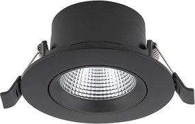 Süllyesztett lámpa fekete, süllyesztett szemes állítható irodai nappali 3000K Egina Led