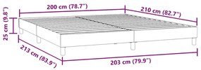 sötétzöld bársony ágykeret matrac nélkül 200x210 cm