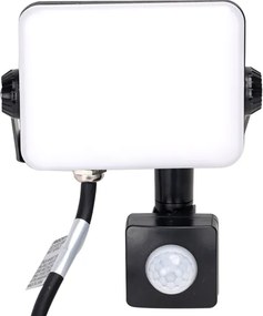 Aigostar - LED Reflektor érzékelővel LED/30W/230V 4000K IP65 fekete