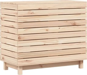 vidaXL tömör fenyőfa szennyestartó láda 88,5 x 44 x 76 cm