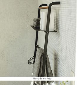 Akasztó/létra, fekete/fém, BUBY