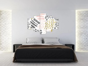 Kép - Absztrakt stroke-ok (150x105 cm)