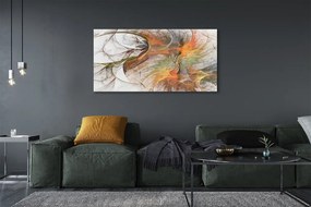 Üvegképek Színes geometriai fraktálok 125x50 cm