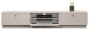 Lorini TV szekrény 200 cm - kasmír / fekete fogantyúk
