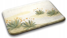 Prémium fürdőszobaszőnyeg Növények Virágok 75x45 cm