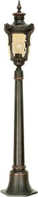 Elstead klasszikus kültéri állólámpa philadelphia borostyán antik bronz elsph4-m-ob IP44