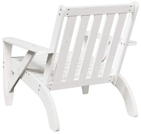 Kerti adirondack székek 2 db fehér 75x77x77 cm tömör fa fenyőfa