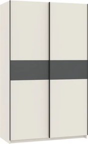 BERNO ruhásszekrény, 120 cm | Szatén