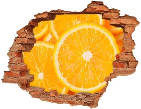 Fali matrica lyuk a falban Narancs szeletek nd-c-82046808