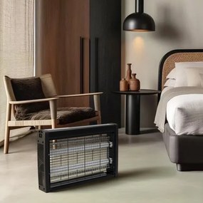 Brilagi - Elektromos rovarcsapda 2xUV/10W/230V, 60 m², fekete