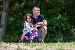 Funny Wheels - Futóbicikli 2 az 1-ben RIDER SUPER SPORT rózsaszín/fekete