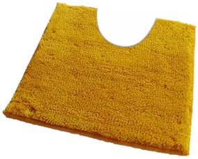 Fürdőszoba-szőnyeg COTTON Sárga - Sárga / 60 x 60 cm WC kagyló elé, kivágással