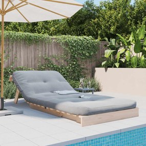 tömör fenyőfa futon kanapéágy matraccal 80 x 206 x 11 cm