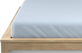 Jersey lepedő világoskék 90 x 200 cm
