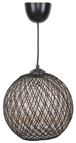 Asir Csillár zsinóron JUTE 1xE27/60W/230V fekete AS0356
