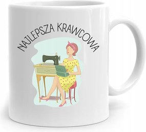 Bögre Ajándék Varrónő Szabó Legjobb Varrónő nyomtatott fényképpel