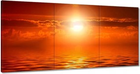 Vászonkép 120x60 Napfelkelte az óceán felett