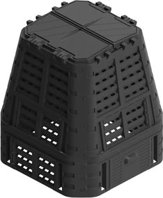 Komposztáló 1 kamrás Rojaplast 740 l fekete