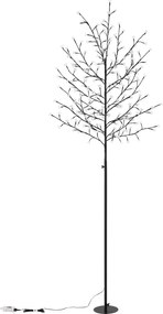 Világító fa – cseresznyevirág 180 cm, 200 fehér LED lámpával (meleg spektrum)