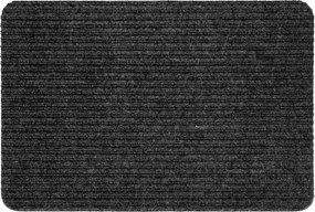 Lábtörlő fekete textil 60x40 cm univerzális belső