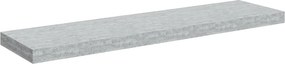 vidaXL betonszürke MDF lebegő fali polc 90 x 23,5 x 3,8 cm