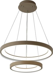 BRILAGI - LED Dimmelhető kábeles csillár FALCON SLIM LED/68W/230V átm. 50 cm bézs + távirányító